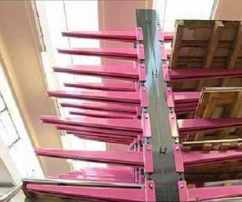 szálanyag tároló állvány